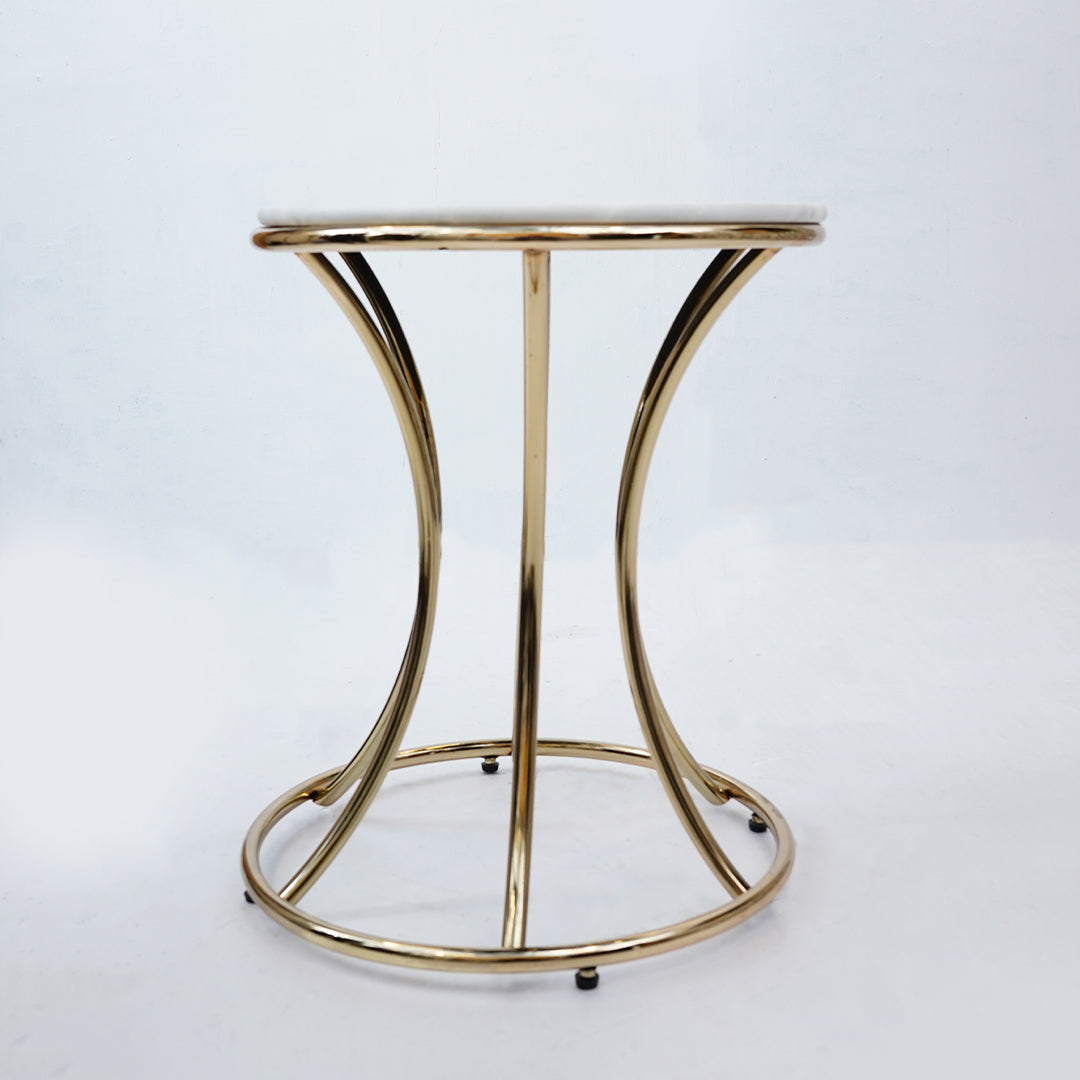 Coffee Table Round Classic (Karara White Marble)