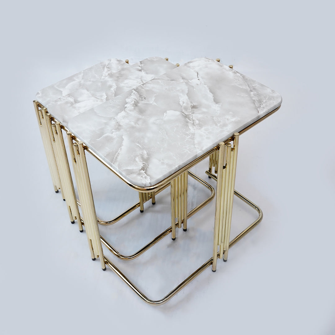 3 Pcs Square Nesting Set (White Ice)