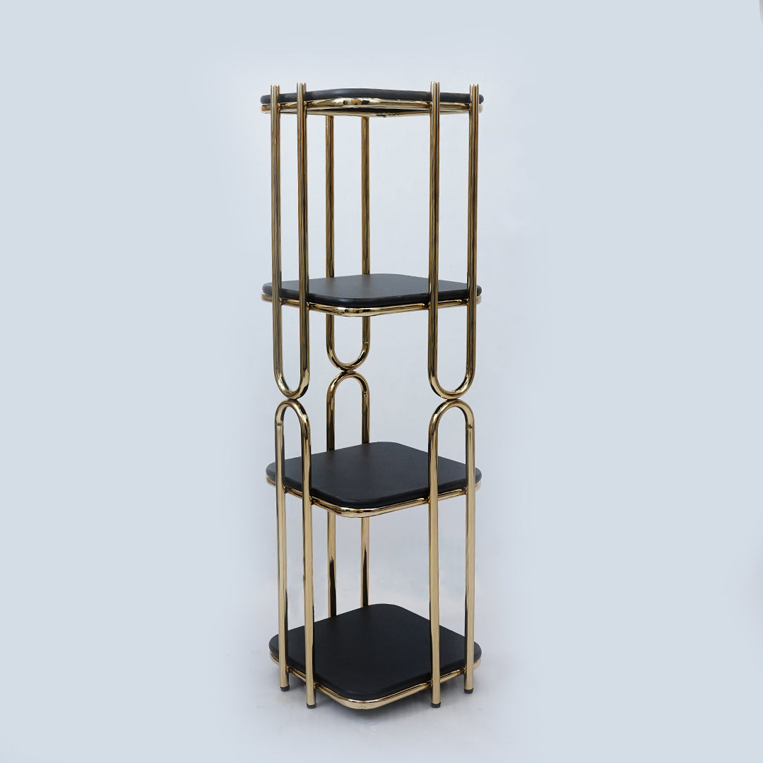 Flower Stand Square U-Shape (Black)