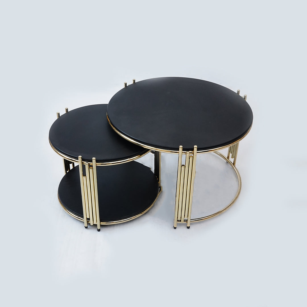 1+1 Round Reg Center Table (Black)