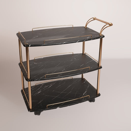 State Tea Trolley (Black Whito)