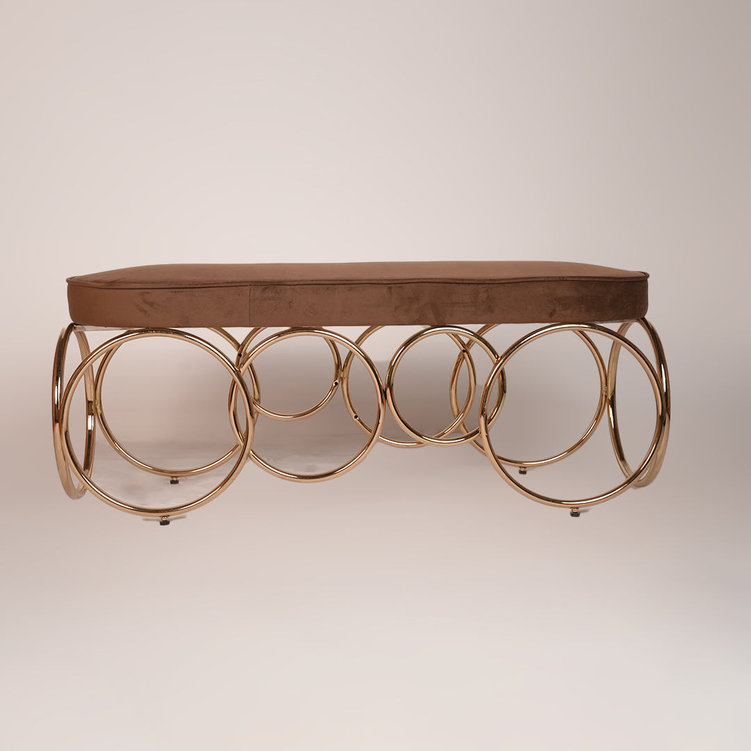Two Seater OTTOMON (Brown)