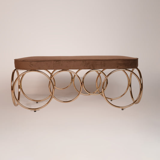 Two Seater OTTOMON (Brown)