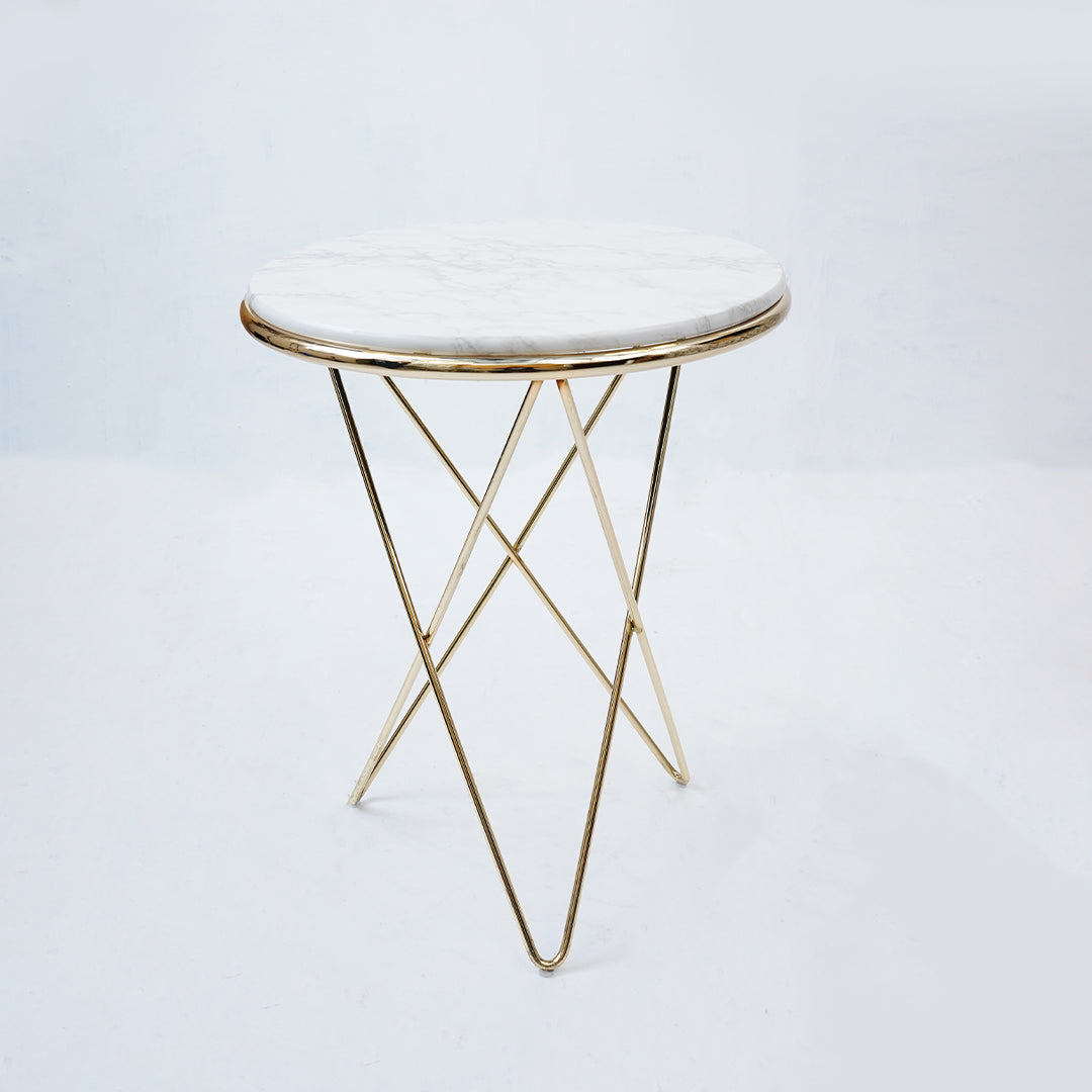 Star Coffee Table (Karara White Marble)