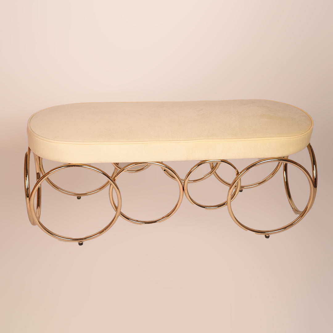 Two Seater OTTOMON (Lite Beige)