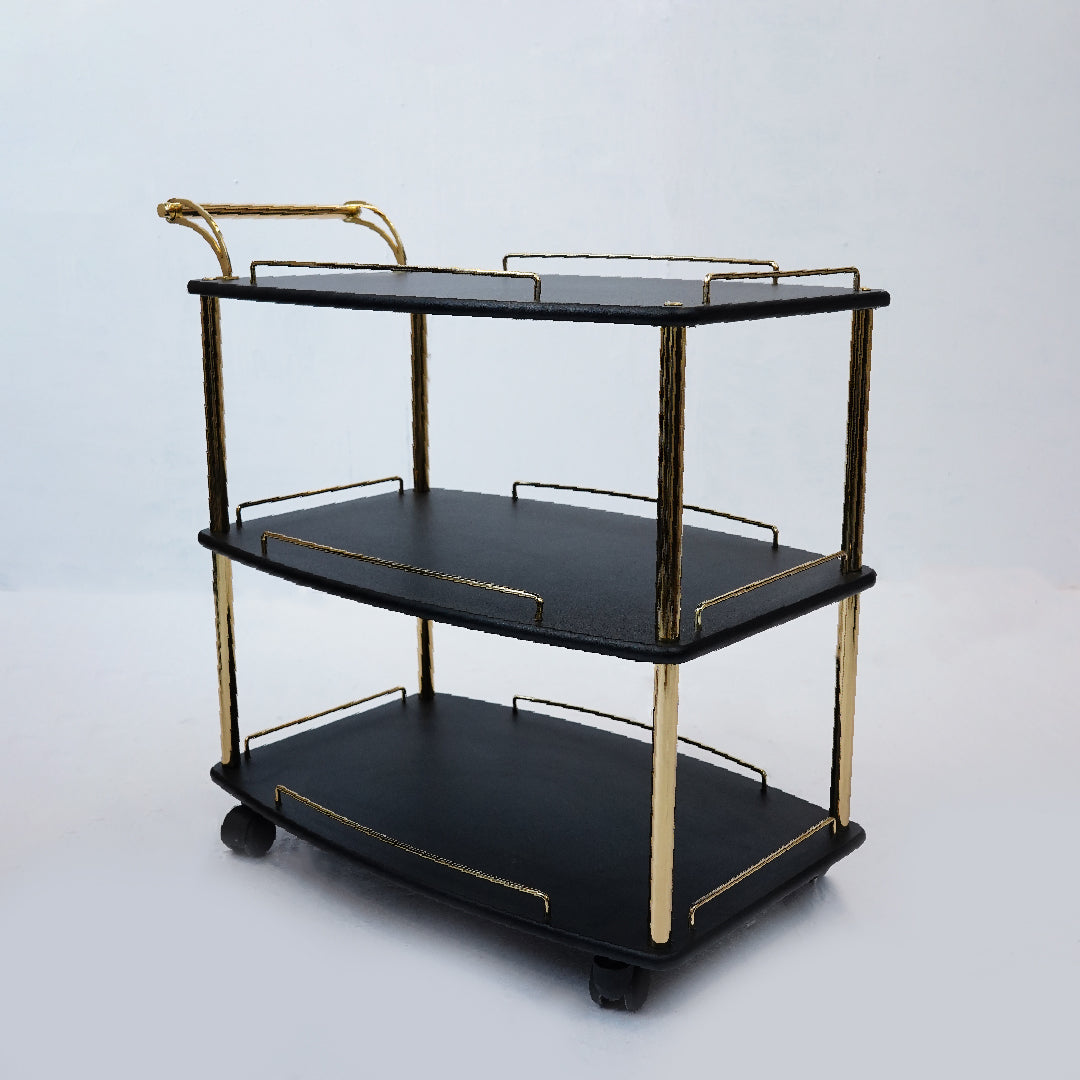 State Tea Trolley (Matt Black)