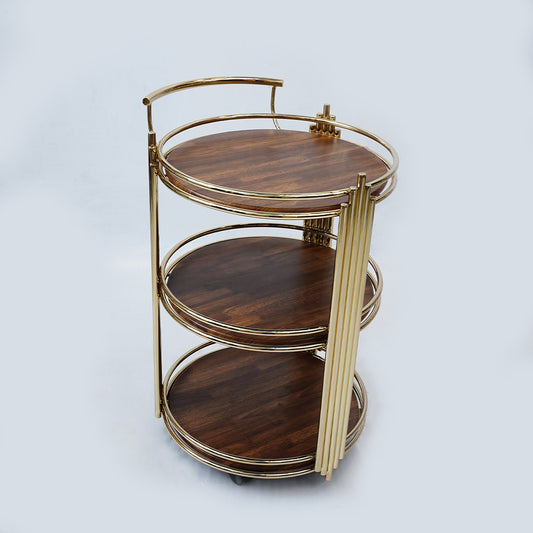 Round Tea Trolley Deluxe (New Masa)