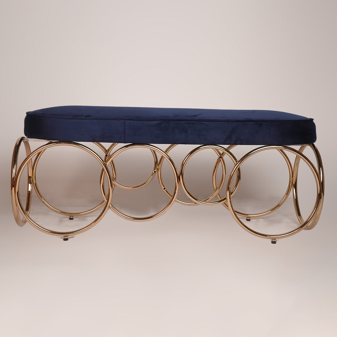 Two Seater OTTOMON (Royal Blue)