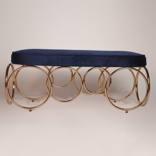 Two Seater OTTOMON (Royal Blue)