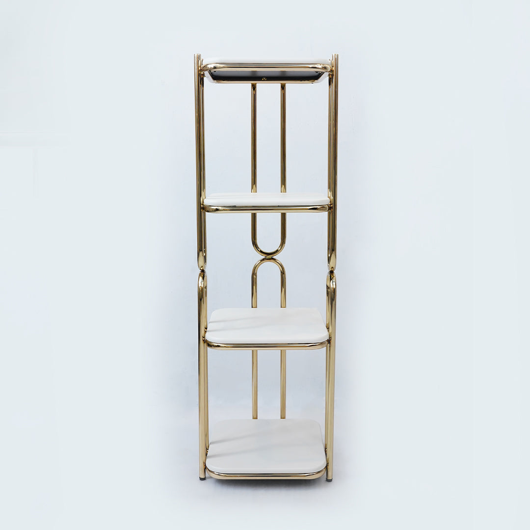 Flower Stand Square U-Shape (White)