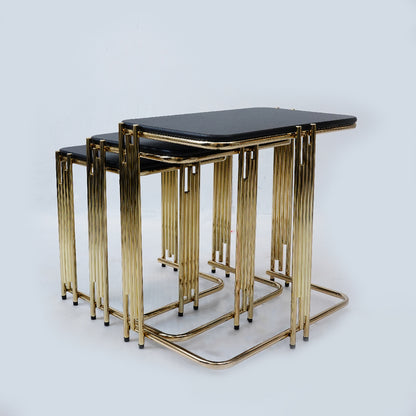 3 Pcs Square Nesting Set (Matt Black)