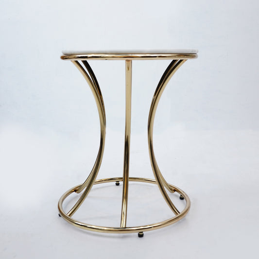 Coffee Table Round Classic (Karara White Marble)