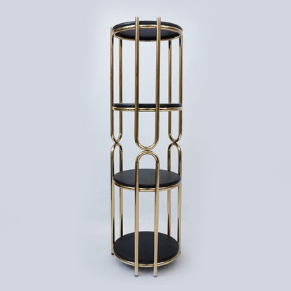 Flower Stand Round U-Shape (Black)