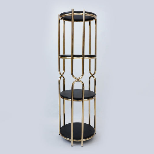 Flower Stand Round U-Shape (Black)