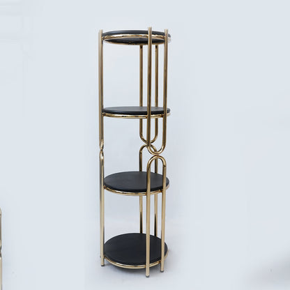 Flower Stand Round U-Shape (Black)