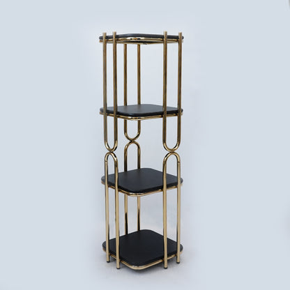 Flower Stand Square U-Shape (Black)
