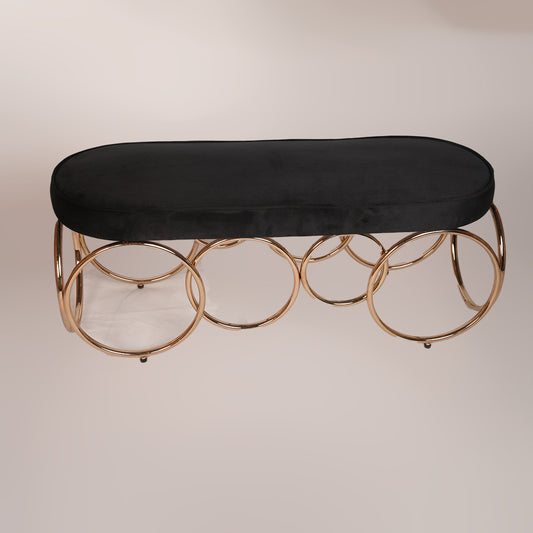 Two Seater OTTOMON (Black)