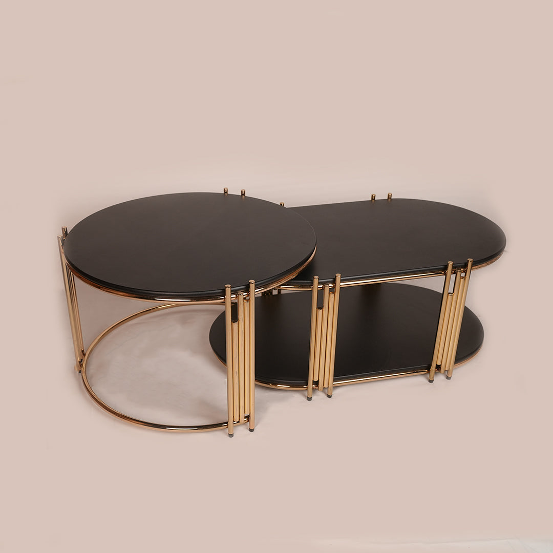 1+1 Capsule Center Table (Black)