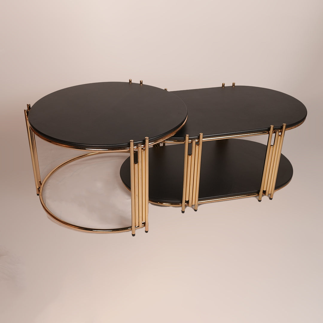 1+1 Capsule Center Table (Black)