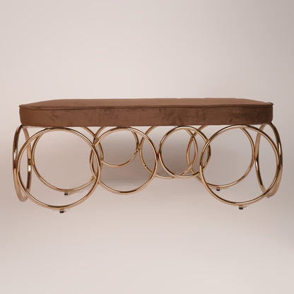 Two Seater OTTOMON (Brown)