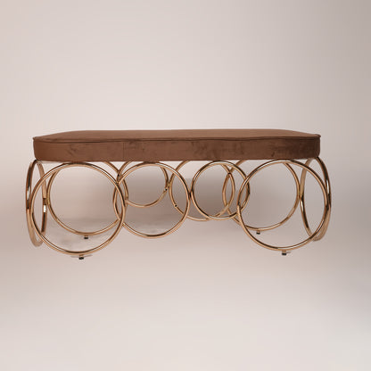 Two Seater OTTOMON (Brown)