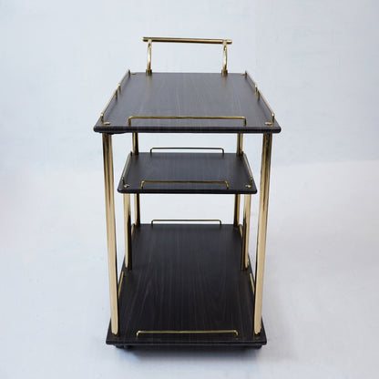 New State Tea Trolley (Dark Brown)