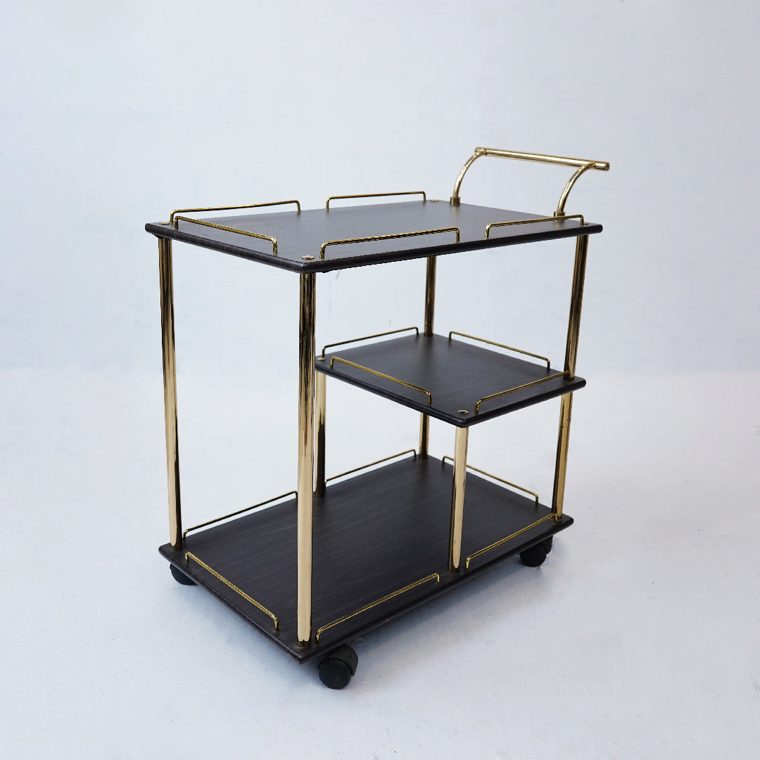 New State Tea Trolley (Dark Brown)