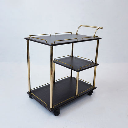 New State Tea Trolley (Dark Brown)