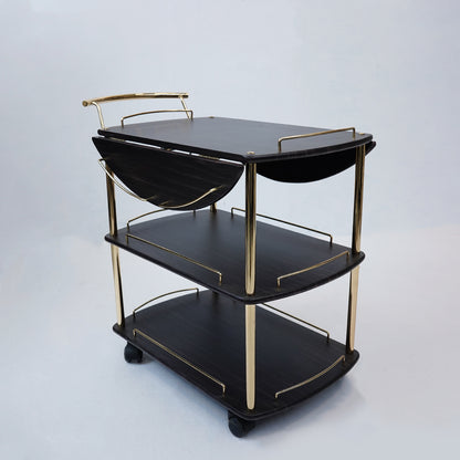 Folding Tea Trolley (Smoke Grey)