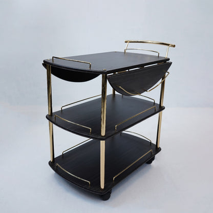 Folding Tea Trolley (Smoke Grey)