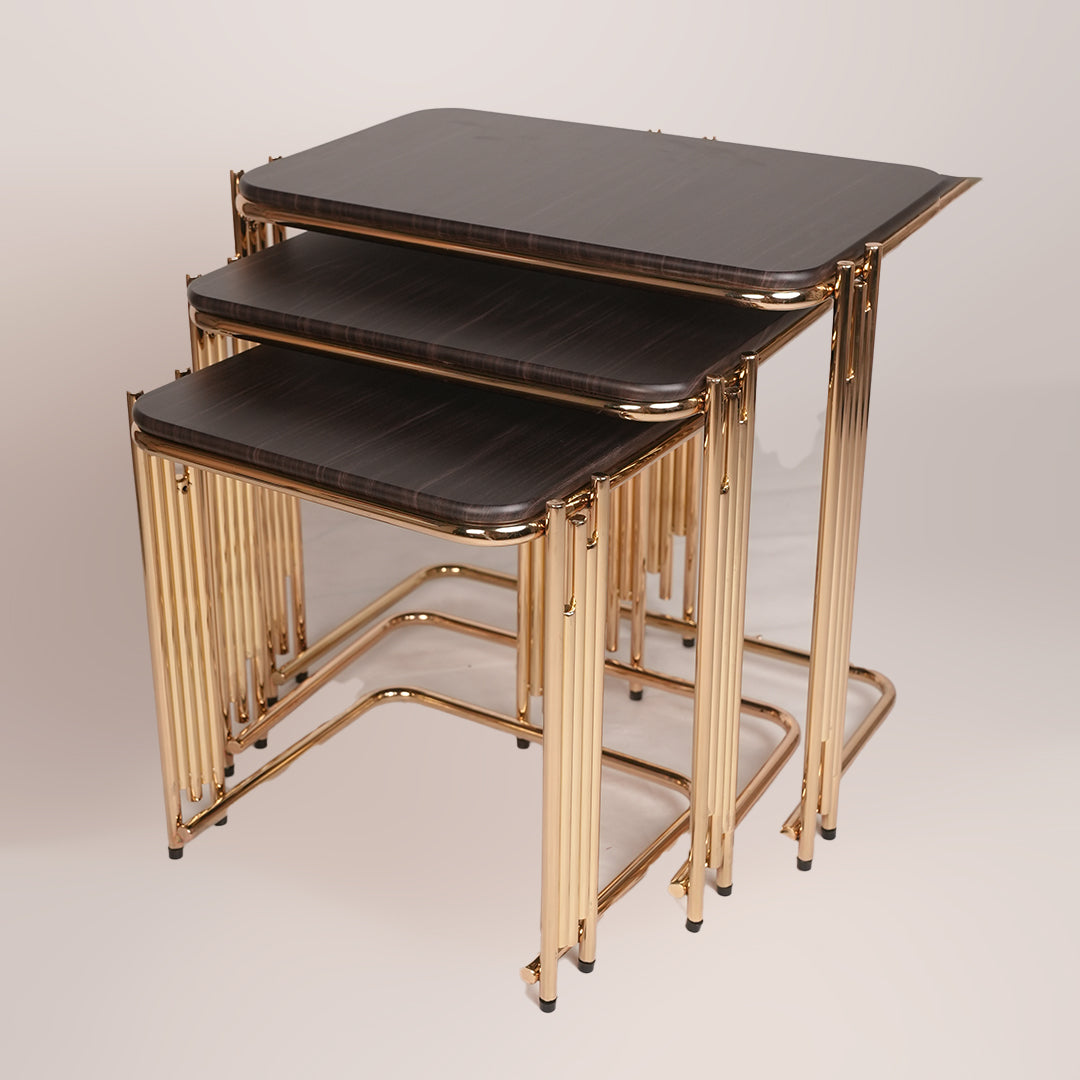 3pc Square Nesting Set (Dark Brown)