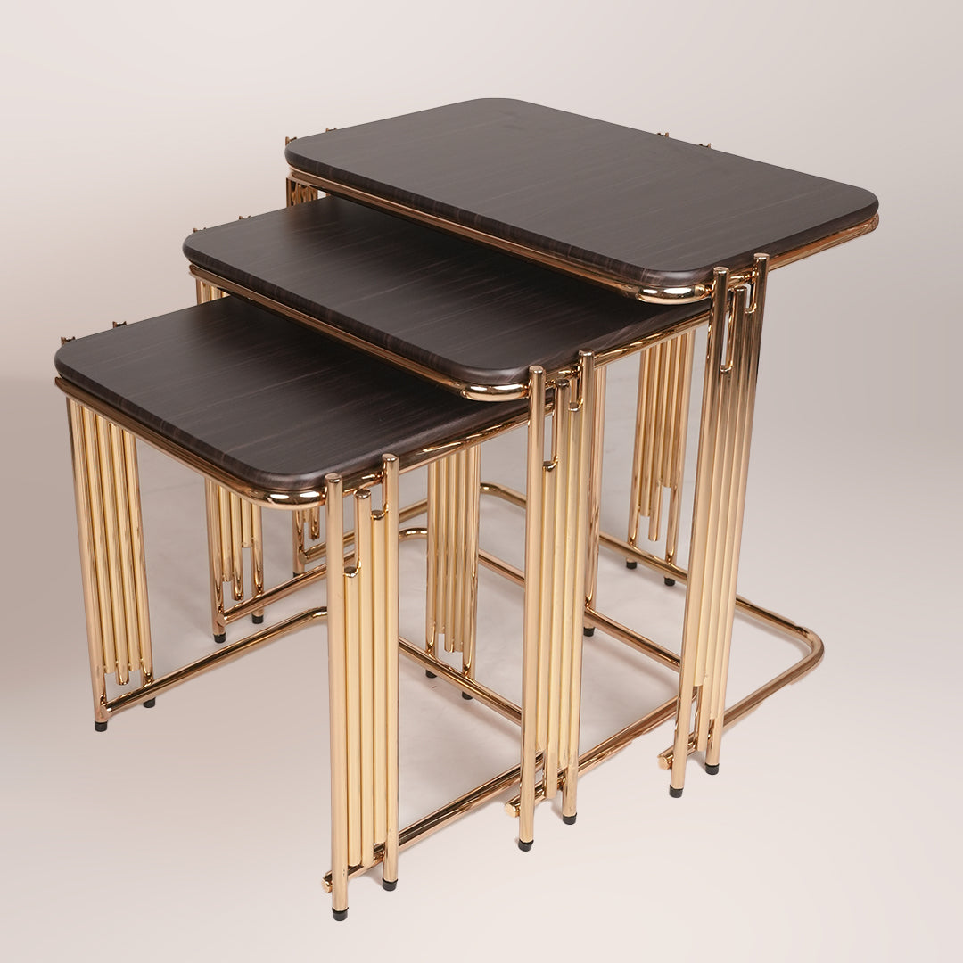 3pc Square Nesting Set (Dark Brown)