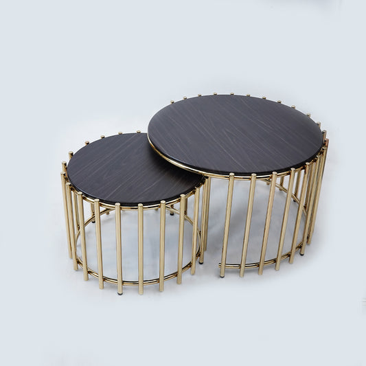 1+1 Full Rod Round Table Set (New Masa)