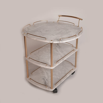 Folding Tea Trolley (Karara Grey)
