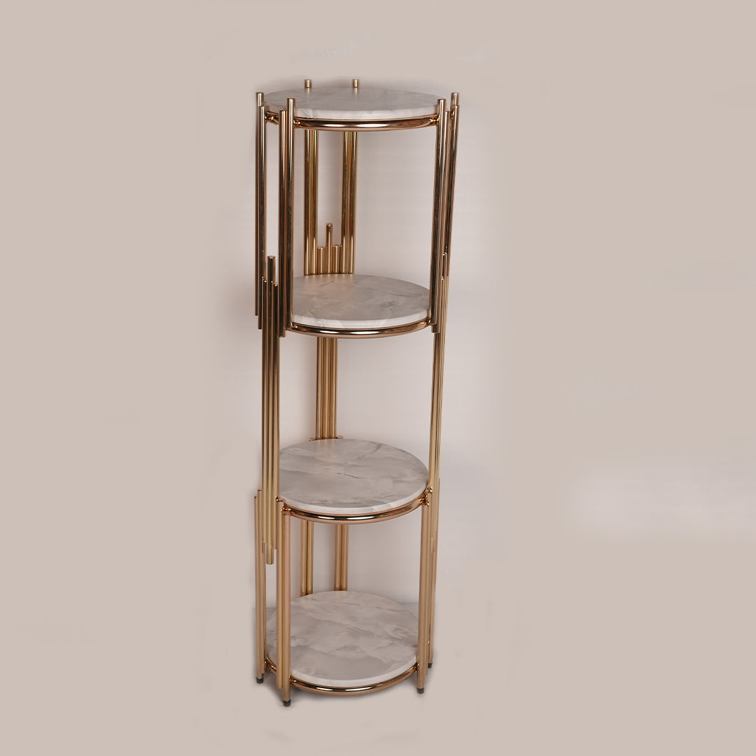 Flower Stand Round (Karara Grey)