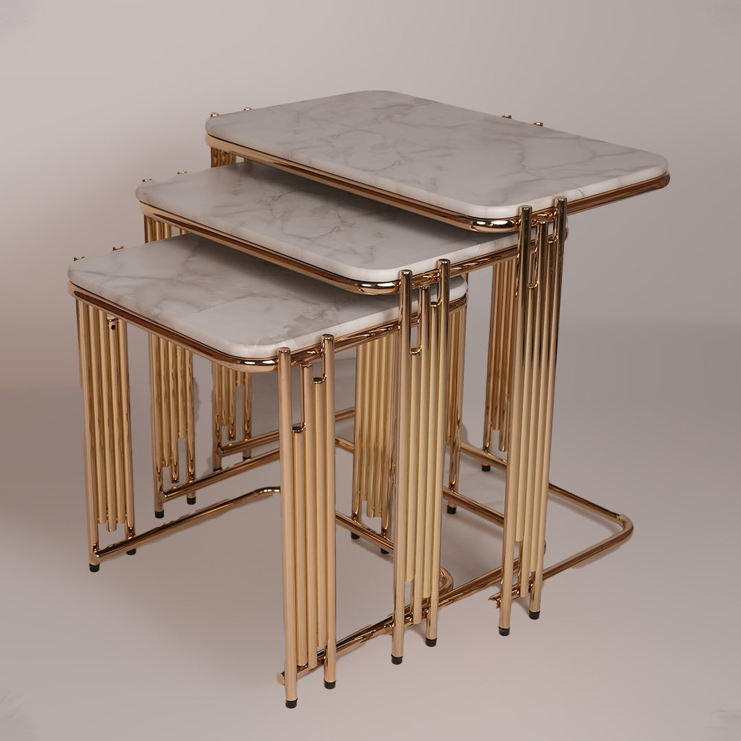 3pc Square Nesting Set (Karara White)