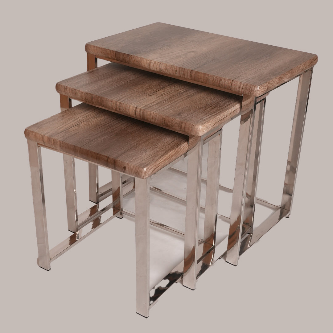 3pc Stainless Steel Nesting Set (Khakhi)