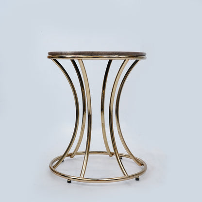 Coffee Table Round Classic (Khakhi Grey)