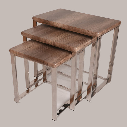 3pc Stainless Steel Nesting Set (Khakhi)