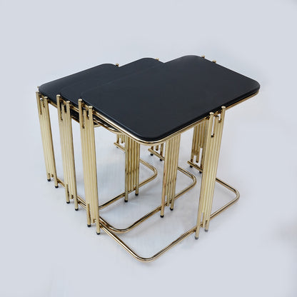 3 Pcs Square Nesting Set (Matt Black)