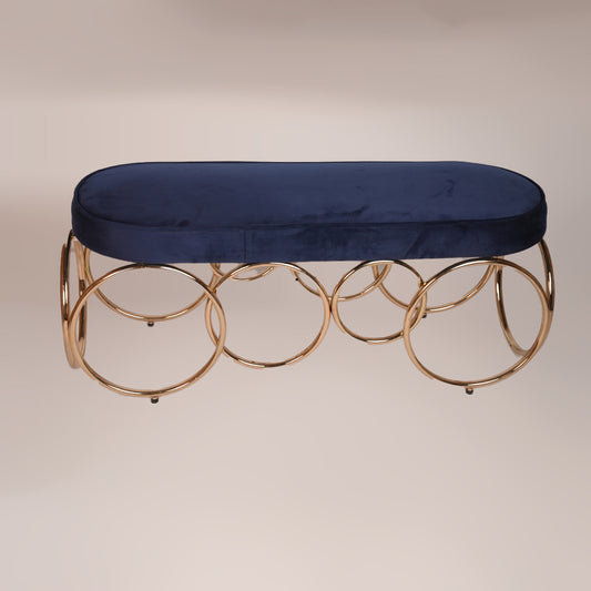 Two Seater OTTOMON (Royal Blue)