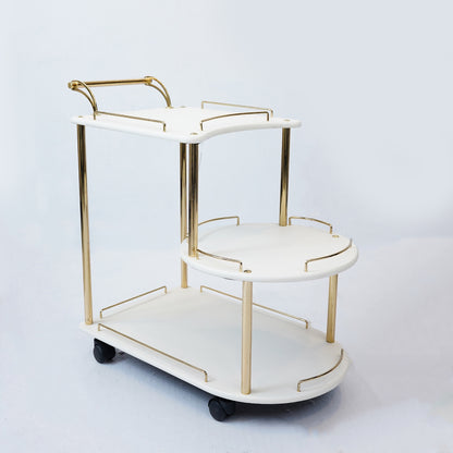 Buggy Tea Trolley (White)