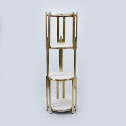 Flower Stand Round Deluxe (White)