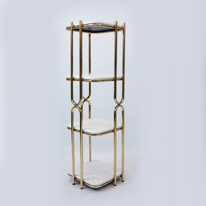 Flower Stand Square U-Shape (White)