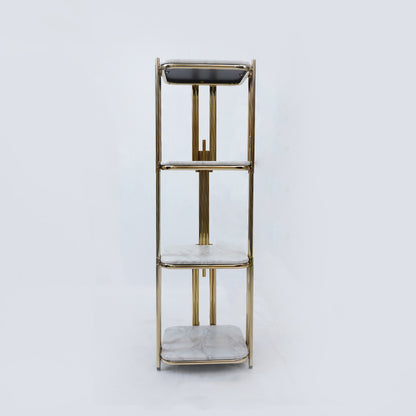 Flower Stand Square (White Marble)